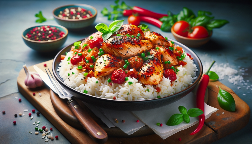 img of come mangiare riso e pollo?