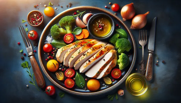 img of quanto petto di pollo in una dieta?